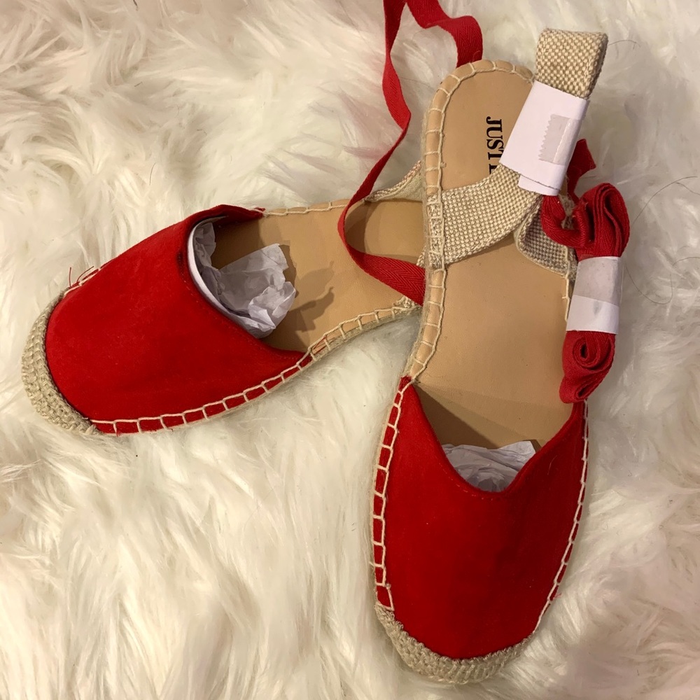 JustFab brand new espadrille sandals